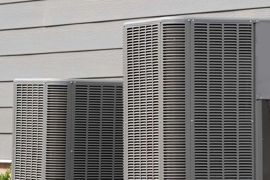 Outdoor heat pump repair units